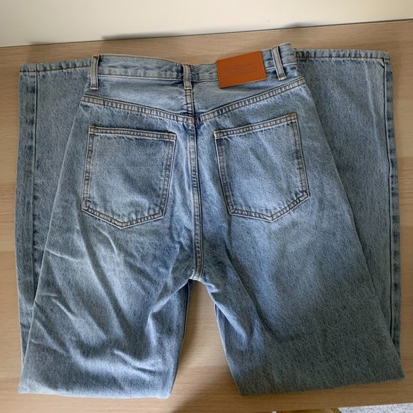 Princess Polly Asymmetric Straight Leg Jean - Picture 3 of 4